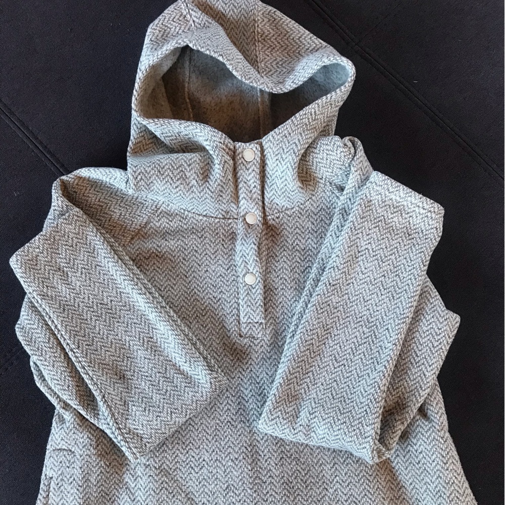 Womens Tan/ Gray Hooded Sweater by Colombia